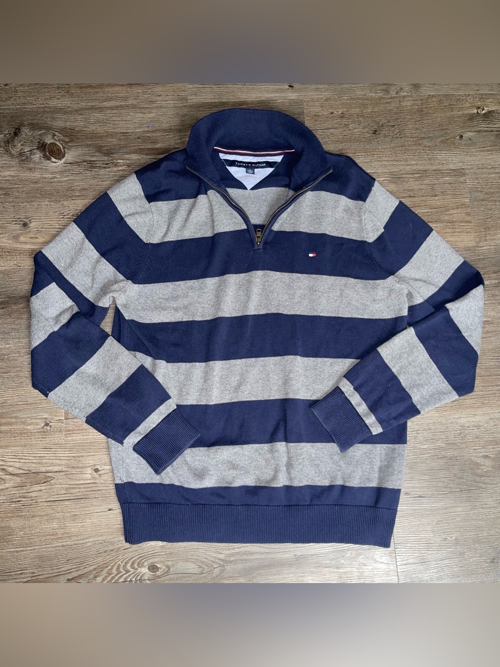 Tommy Hilfiger Sweater XL Pullover Collegiate Preppy Business Casual Designer